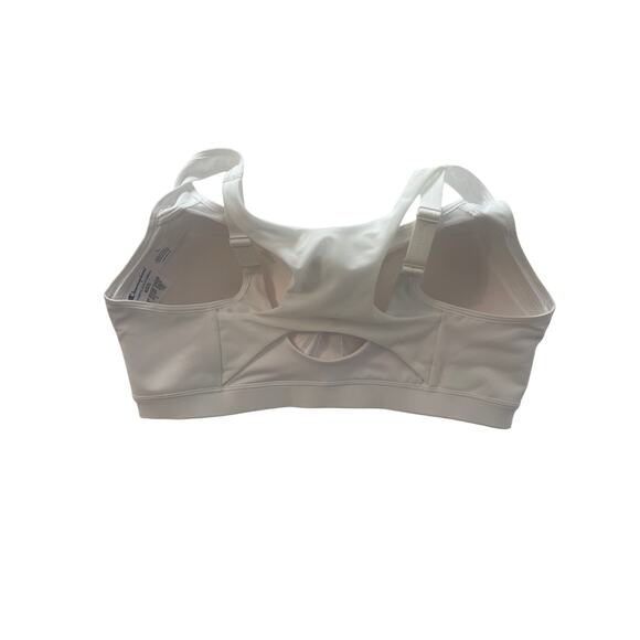 Champion NWT Double Dry Maximum Support Zip Front Sports Bra 40DD White - Picture 2 of 6